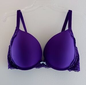 Victoria's Secret Deep Purple Lace Bra